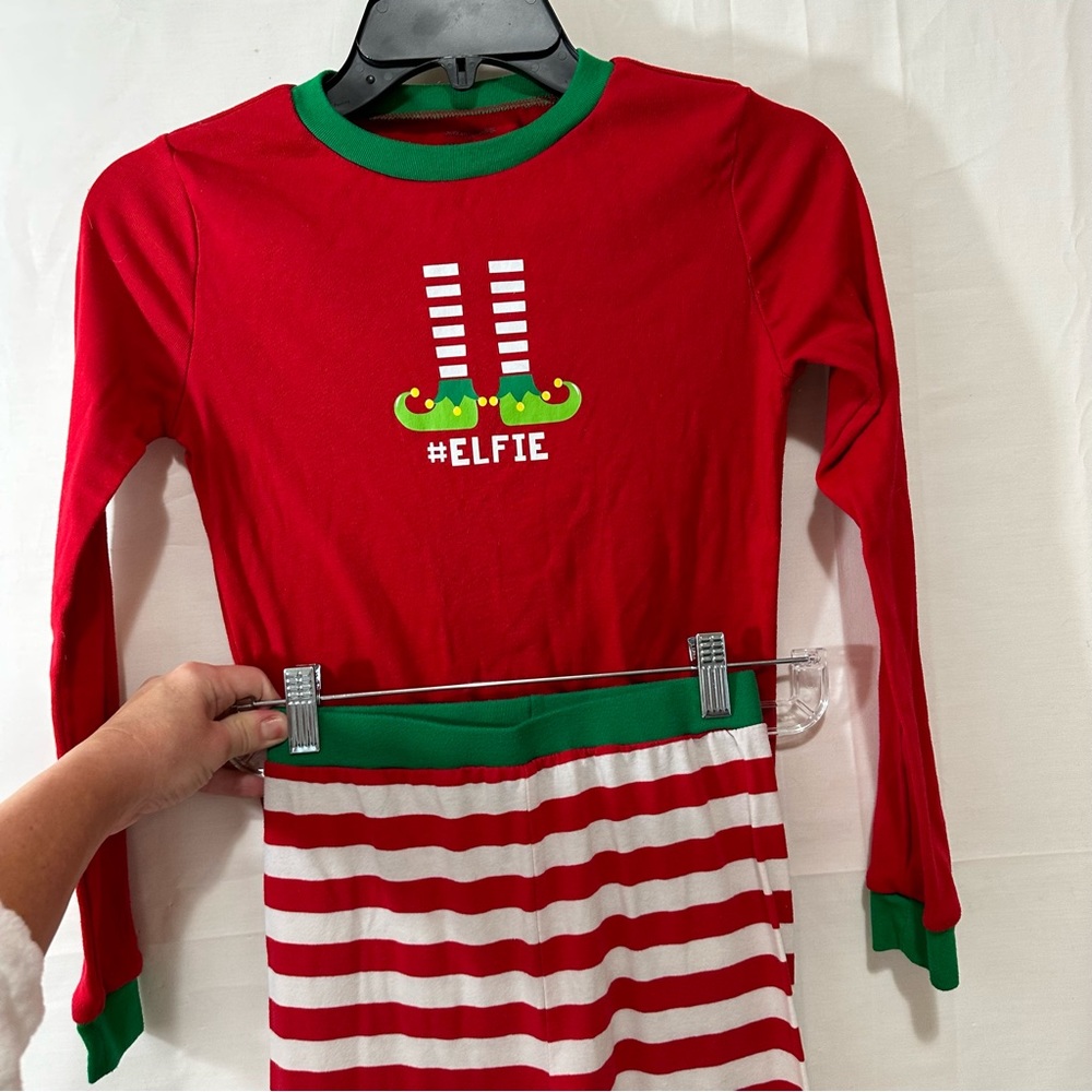 Sleepyheads Kids Elfie Christmas Pajama Set Size 12 & 8